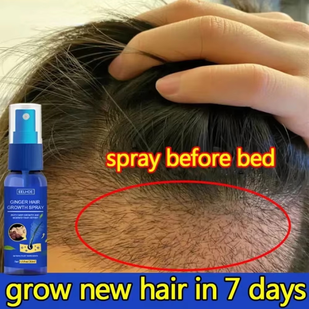 Ginger Hair Growth spray Anti  - Hair Care Vegan ulasan dan harga