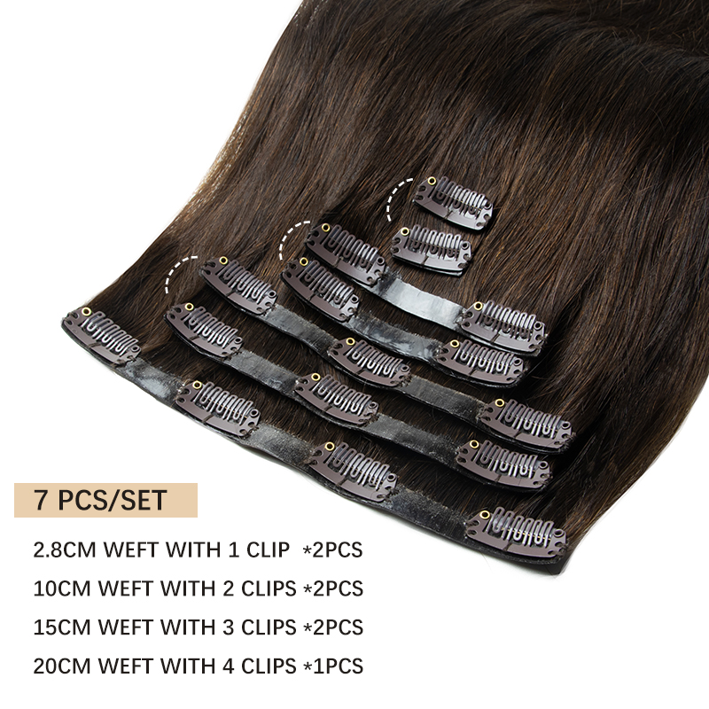 Invisible Thick PU Clip In Hum - Clip In Hair Piece ulasan dan harga
