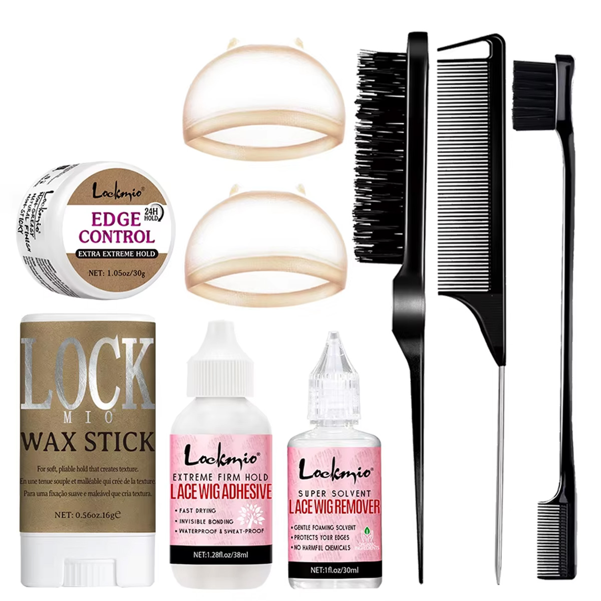 LOCKMIO Hair Wax Stick Finishi - Edge Control Gel ulasan dan harga