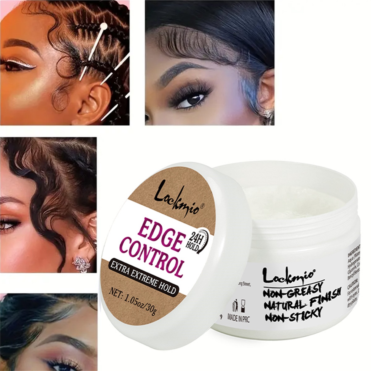 LOCKMIO Hair Wax Stick Finishi - Edge Control Gel ulasan dan harga