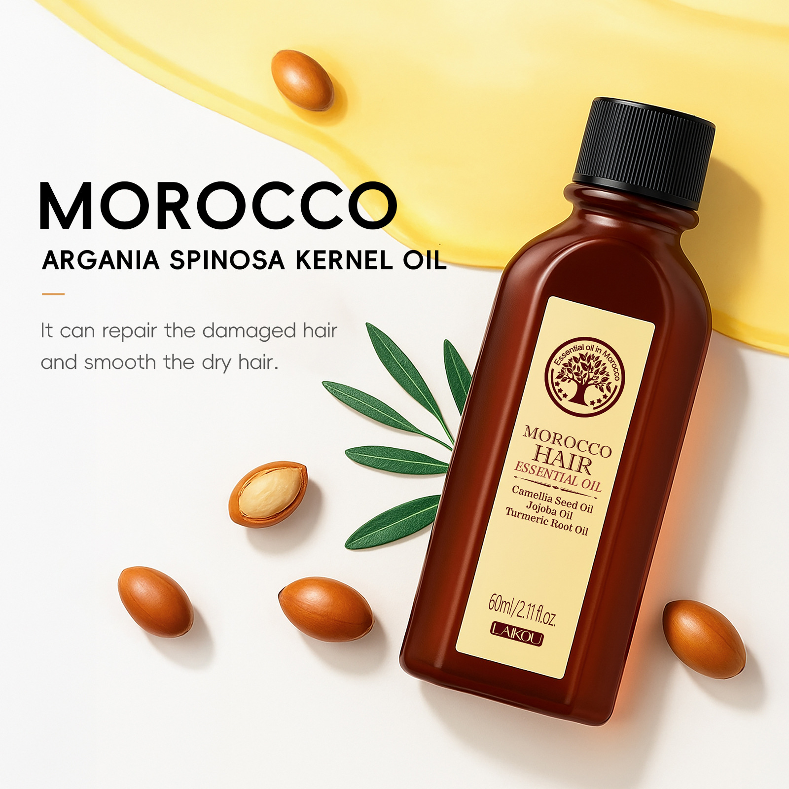 Laikou Morocco Hair Essential  - Argan Oil Treatment ulasan dan harga